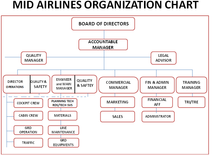 Delta Airlines Organizational Chart 02/2022